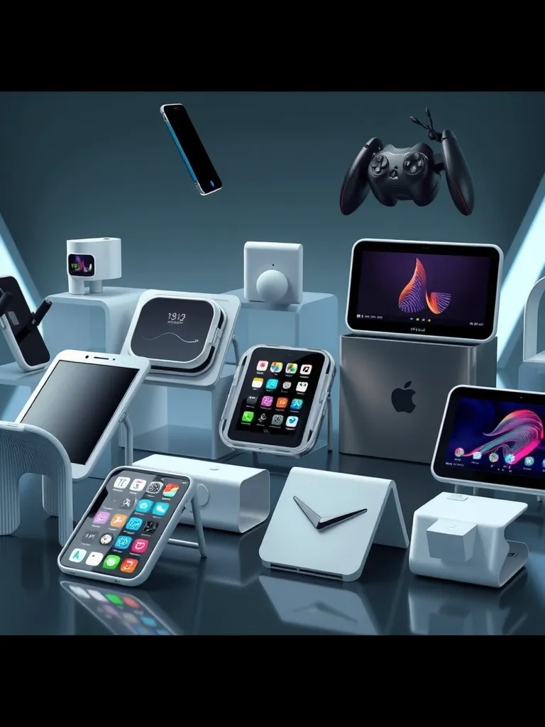 Electronics on display.